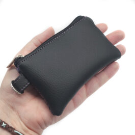 Mini portfel na karty – Czarno-fioletowy