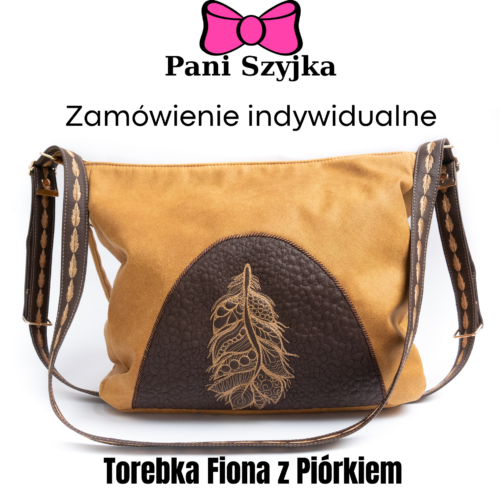 unikatowa pikowana duża torebka worek miękka torebka na ramię fiona 3 w 1 haftowana torebka handmade na zamówienie torebki szyte w Polsce polskie rękodzieło