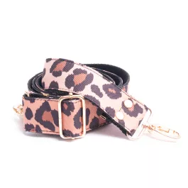 Ozdobny szeroki wymienny pasek do torebki – gepard